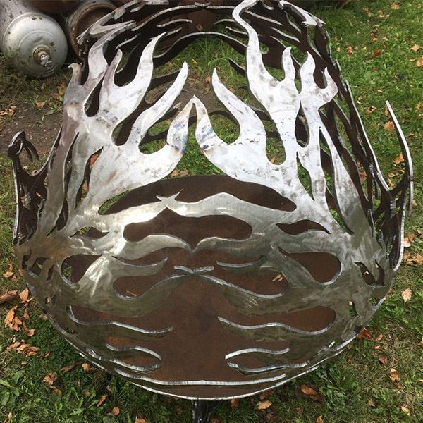 Wood Burning Metal Brasero Firebowl Firepit