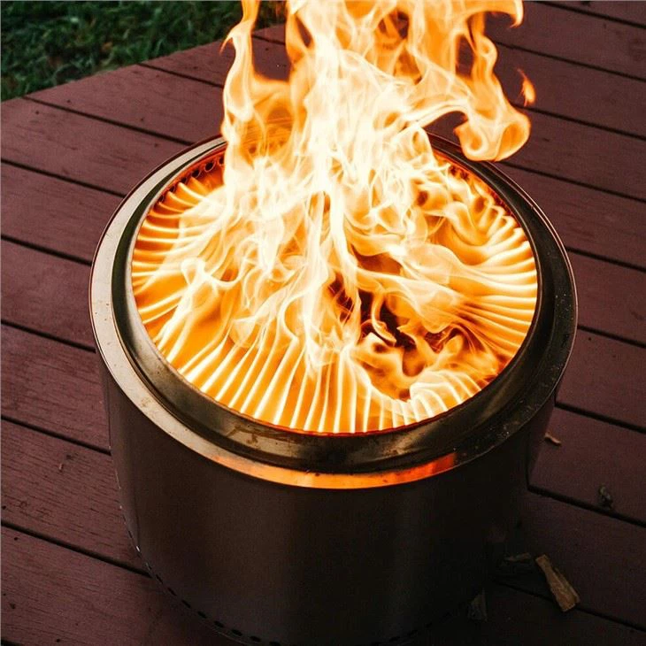 SOLO Бездимна піч з нержавіючої сталі з грилем