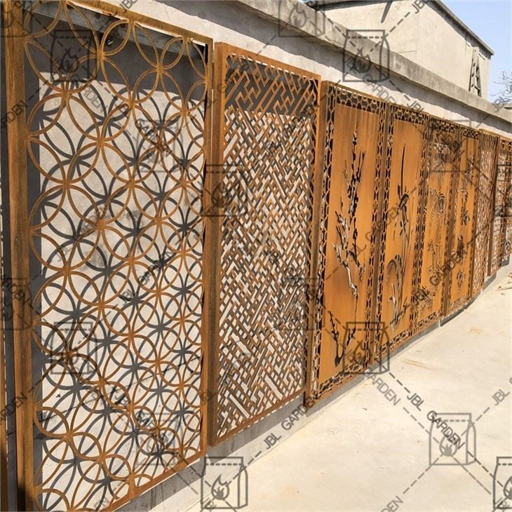 Garden Home Corten Steel Screen