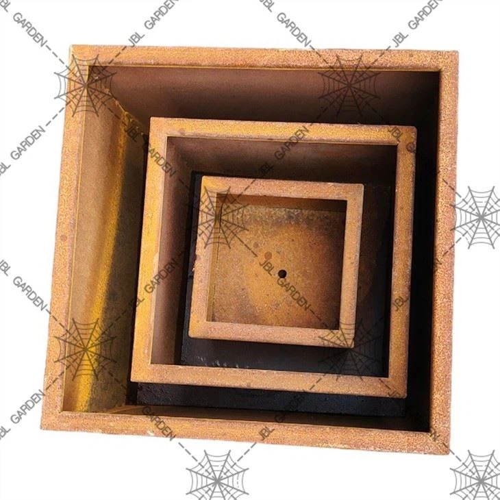 Кашпо Corten Steel Long Box