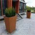 Corten Steel Radius Tapered Planters