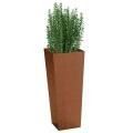 Corten Steel Radius Tapered Planters