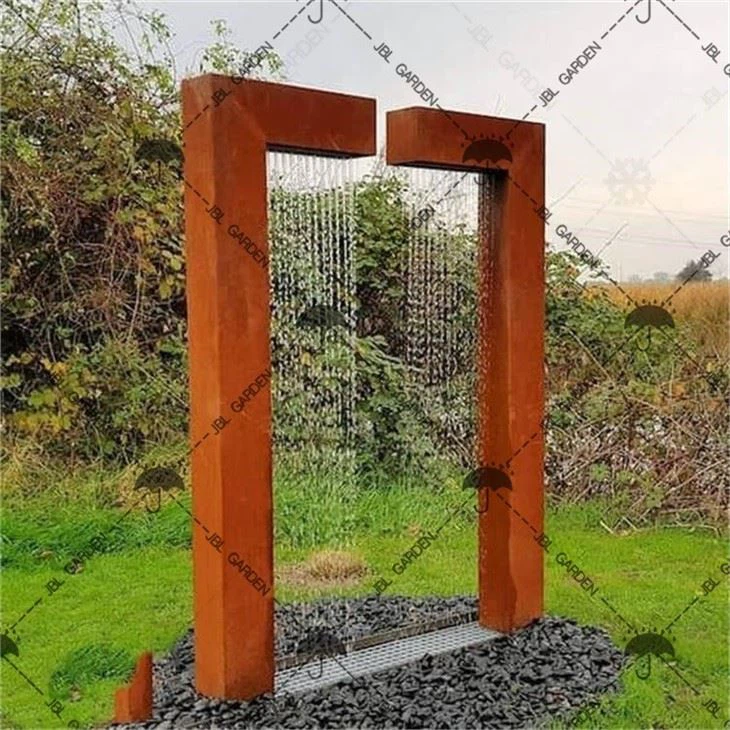 Corten Steel Water Bowl Unique
