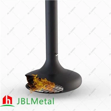 Чорний підвісний дров'яний пальник