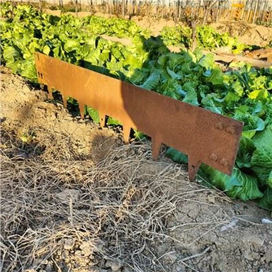 Кортен Іржа Фініш металева окантовка