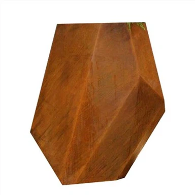 Екологічно циліндровий горщик із сталі Corten