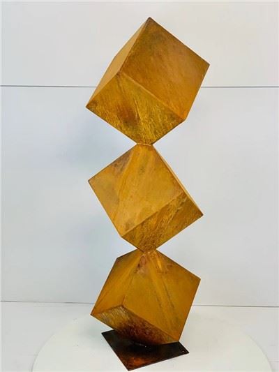 Велика сталева скульптура Trinity Corten Steel