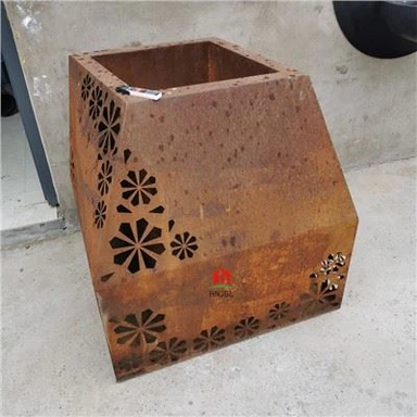 Відкритий метал Corten Steel Rusty Plant