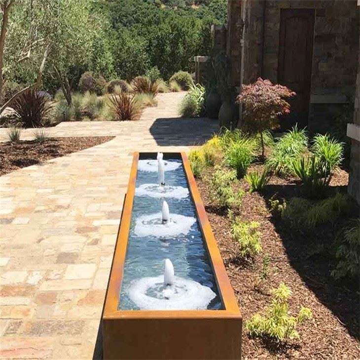 Corten Steel Water Tables