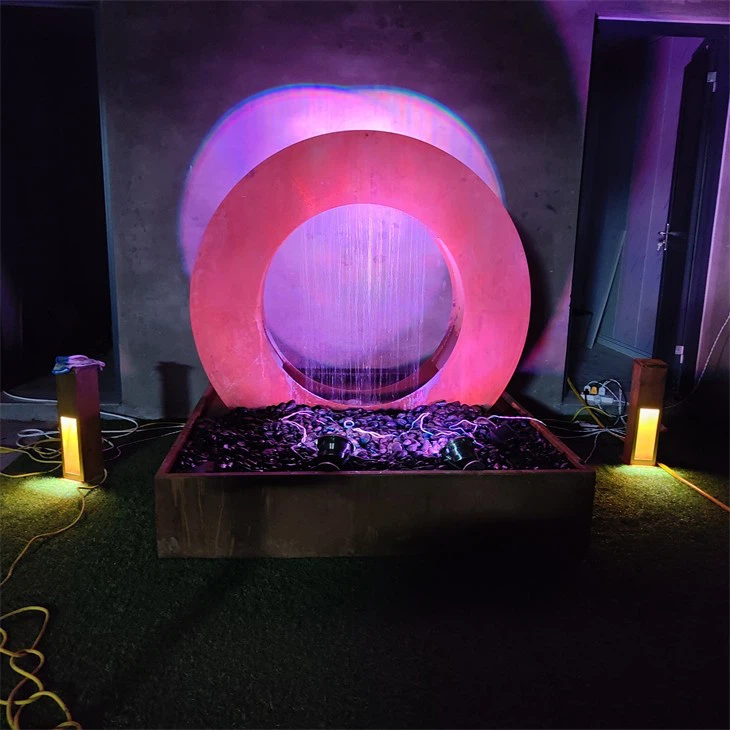 Corten Water Bowl Water Feature factory