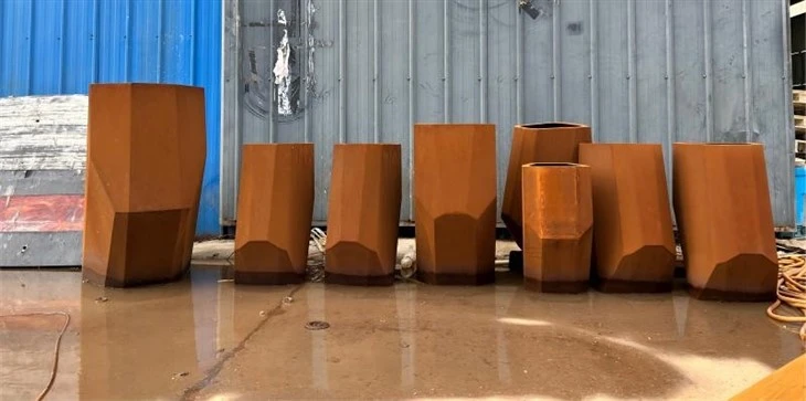 Eco-Friendly Corten Steel Planter Boxes high quality