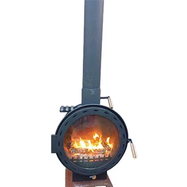 Чорний справжній камін