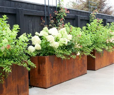 Квітковий горщик Corten Steel з можливістю налаштування