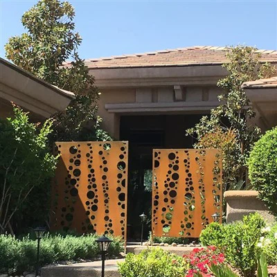 Лазерна різана садова панель екрану