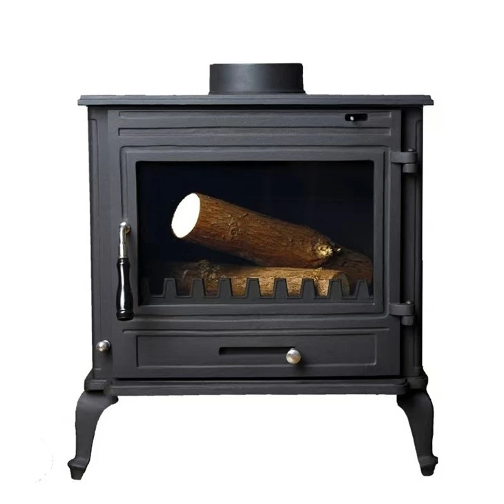 Villa Specific Cast Iron Fireplace Creates A Nordic Style Warm Winter Living Room For You