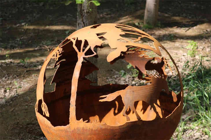 Wood Burning Sphere Fire Pits factory